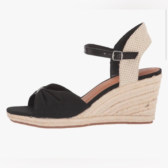 Lucky Brand Shoes - Lucky Brand Women’s Black Espadrille Wedges - Size 8 1/2